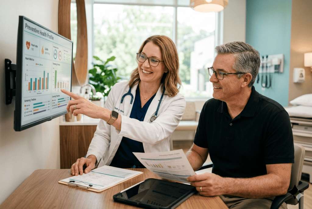 Doctor patient results review