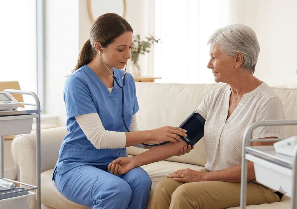Medical blood pressure check