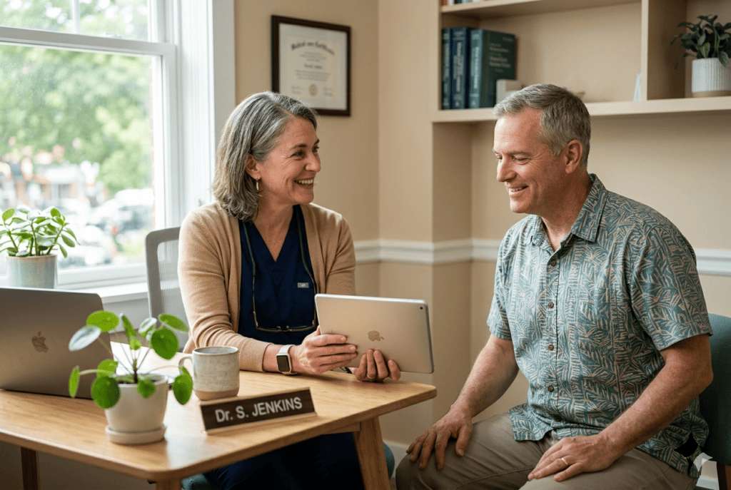 Medical consultation discussion